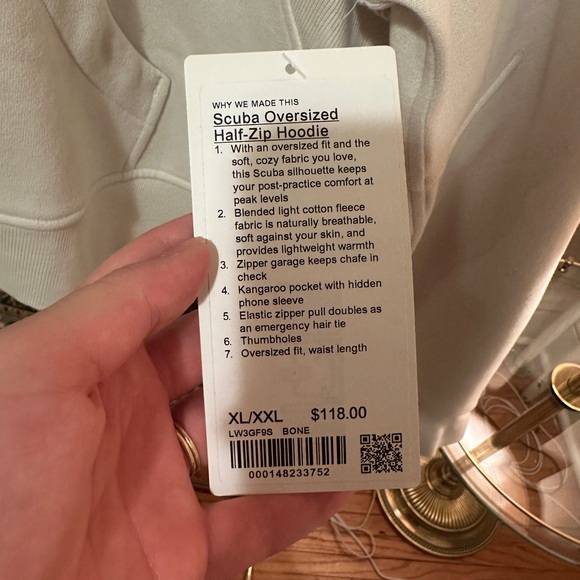 Brand New Scuba Hoodie in Bone XL/XXL Never Worn - Picture 2 of 5